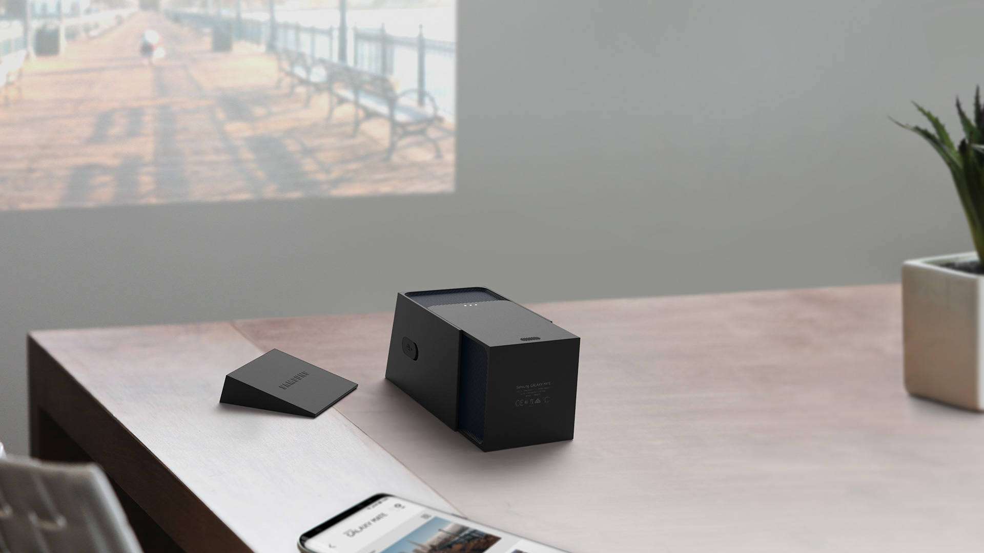 Samsung，Miniature projector，product design，