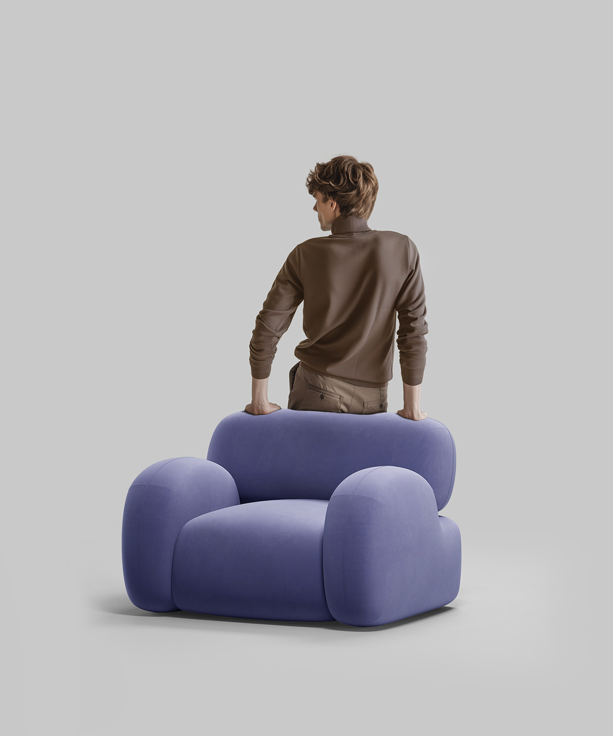 sofa，fold，Serene，comfortable，Minimalism，