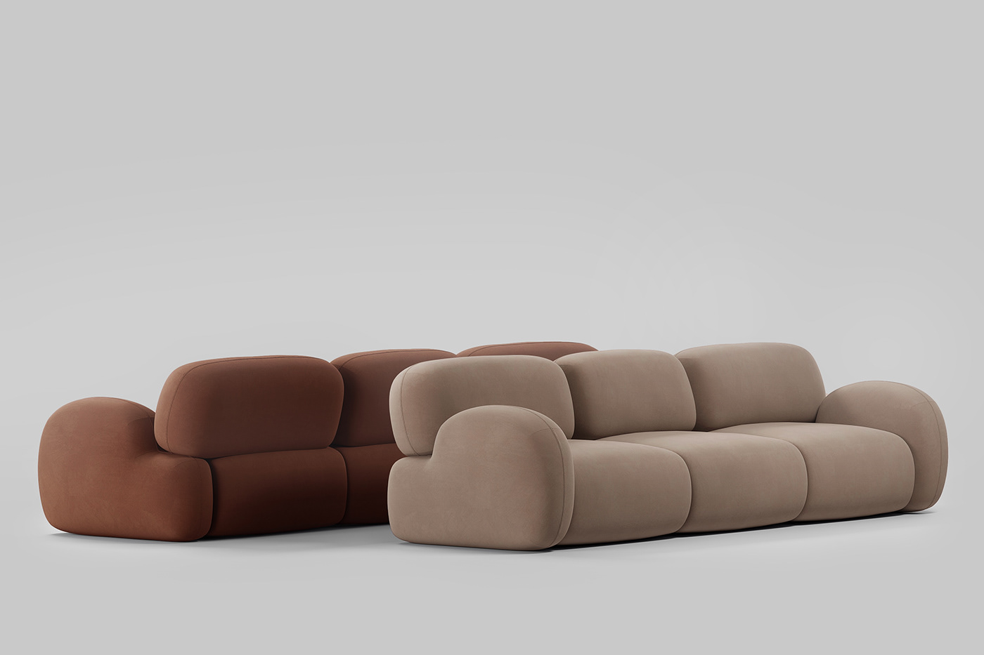 sofa，fold，Serene，comfortable，Minimalism，