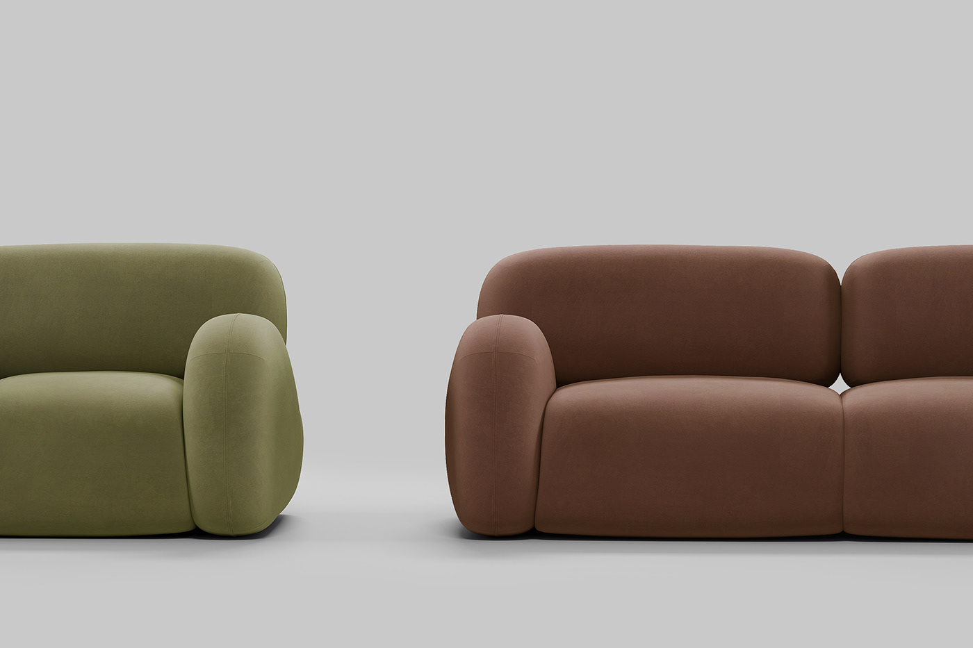 sofa，fold，Serene，comfortable，Minimalism，
