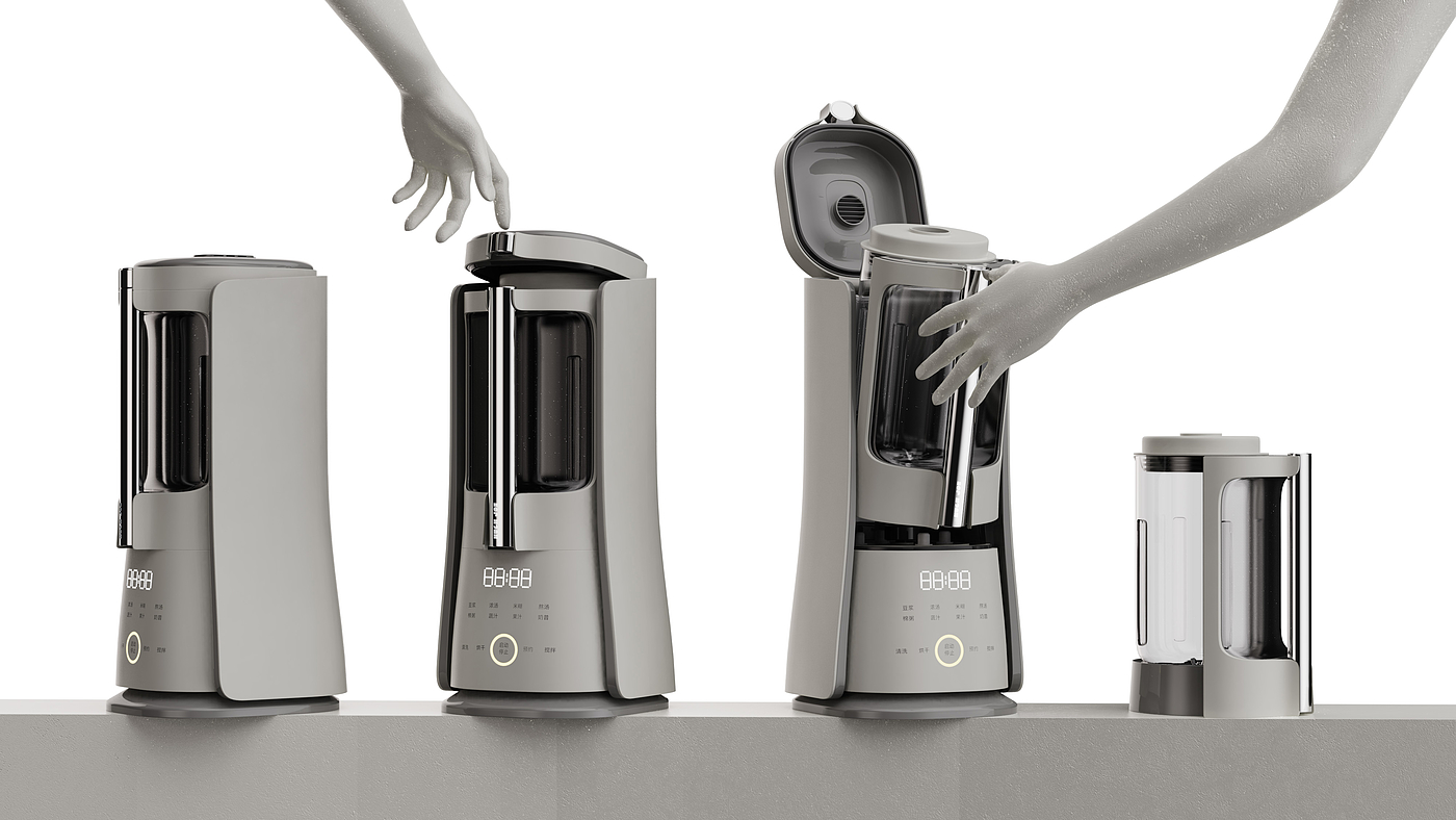 Wall breaker，bounce，small home appliances，innovative structural design，