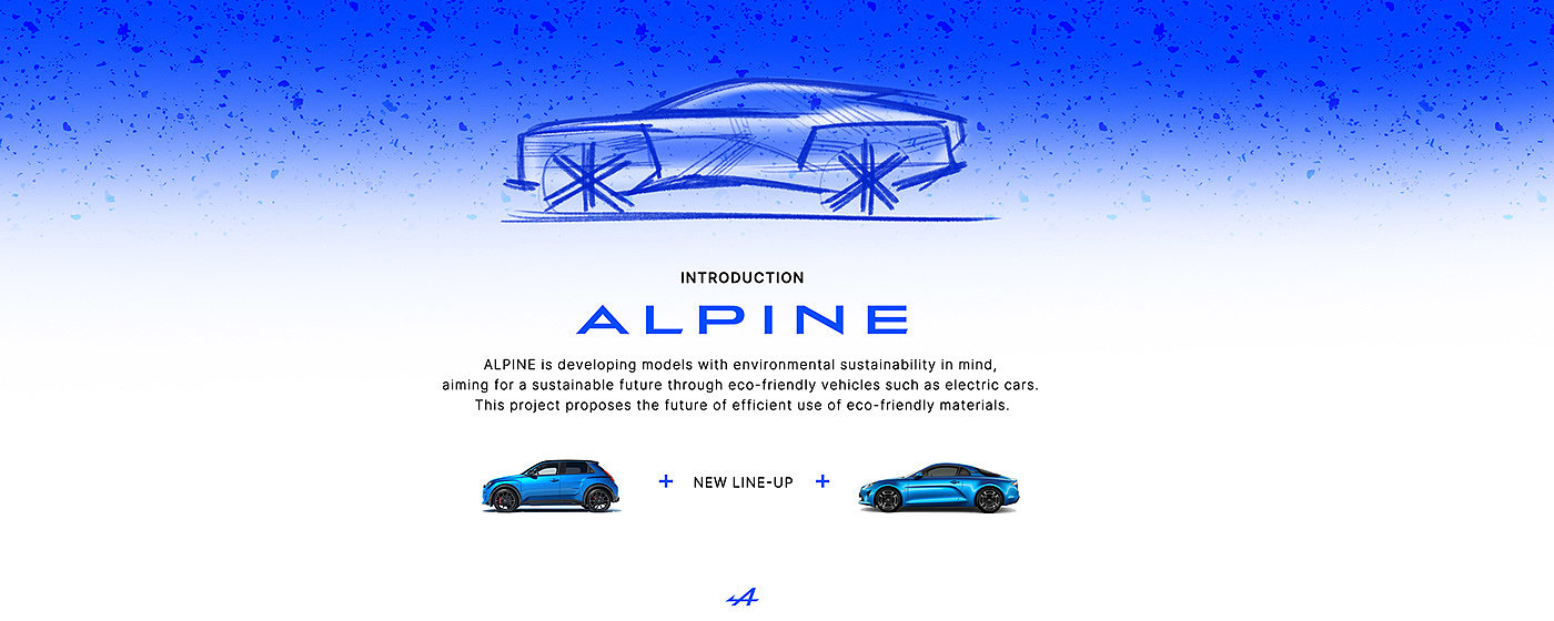 Alpine，electric vehicle，environment protection，