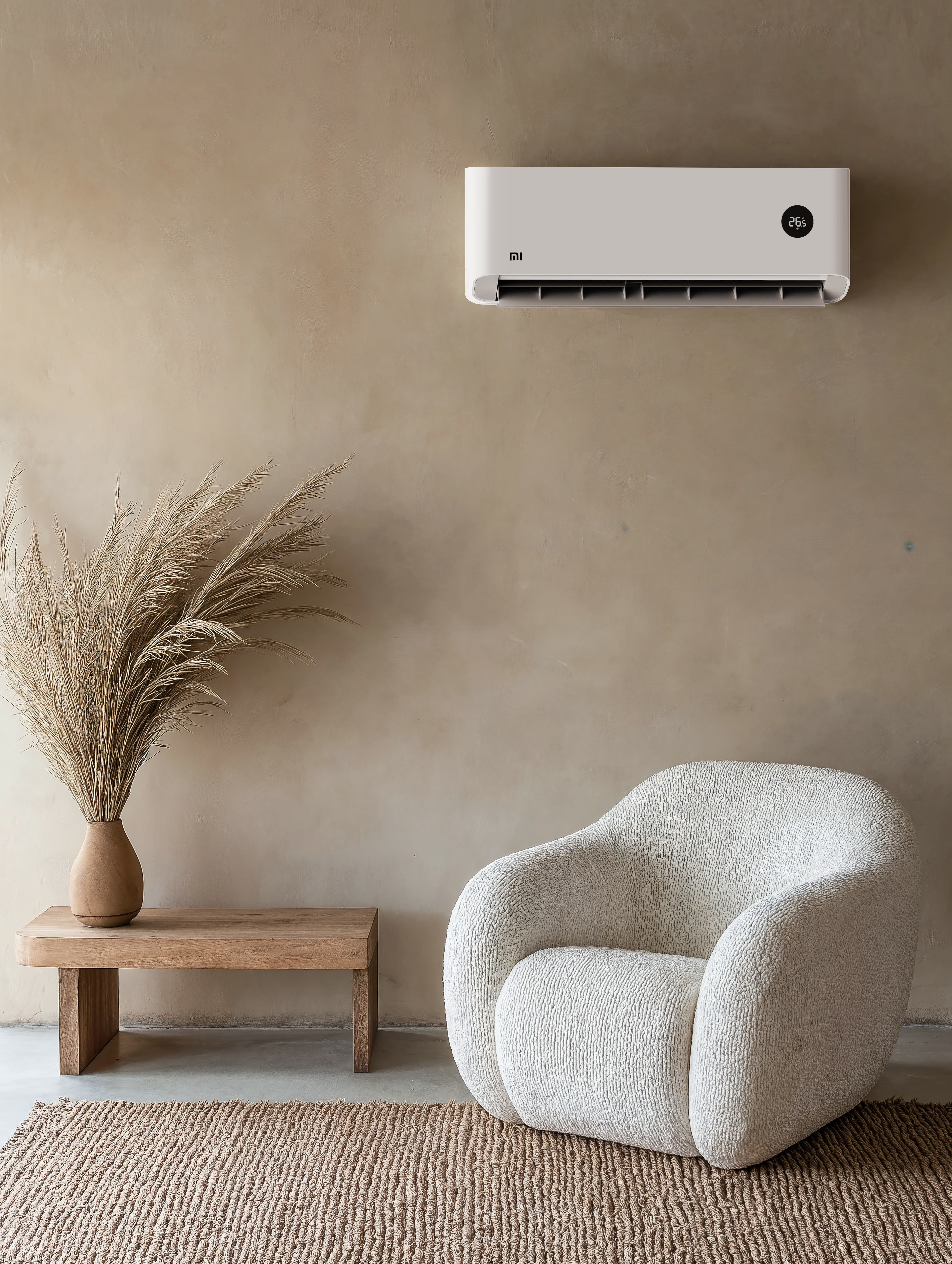 Product photography，AI Product Photography，ai，E-commerce diagram，Scene map，Rendering，Millet air conditioner，air conditioner，