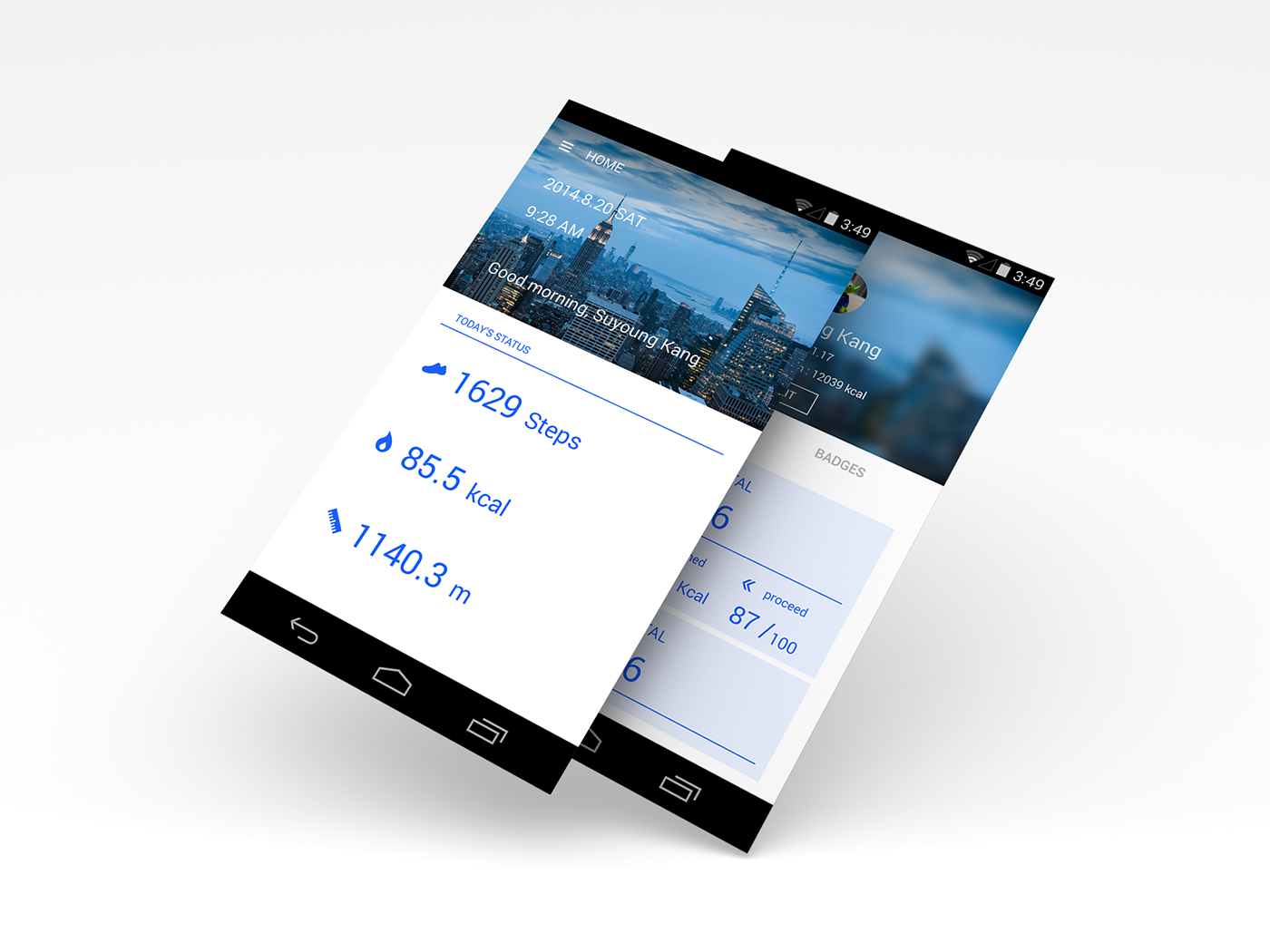 intelligence，Bodybuilding，motion，interactive，ui，