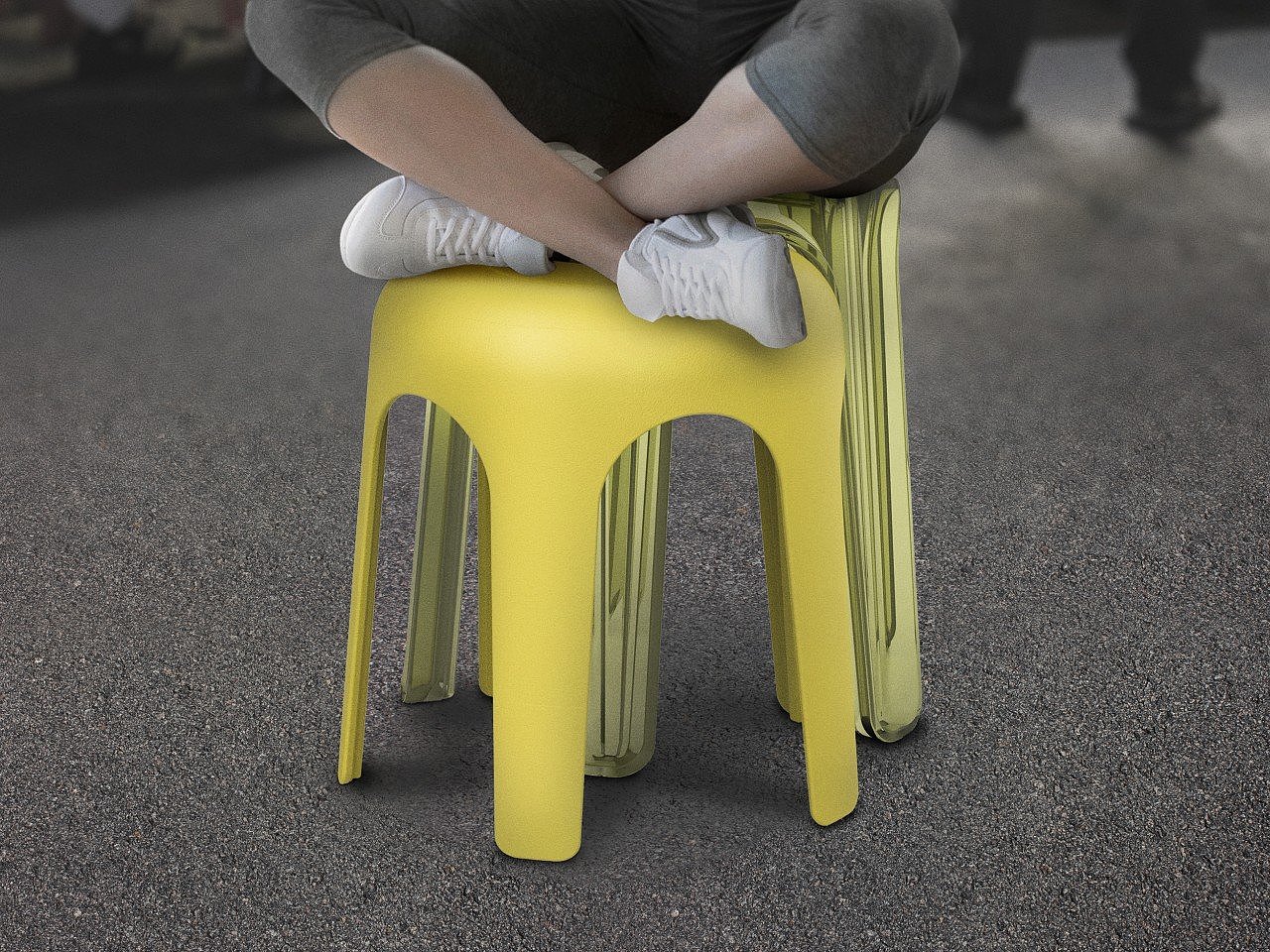 stool，conceptual design，cross-legged，Living habits，furniture，