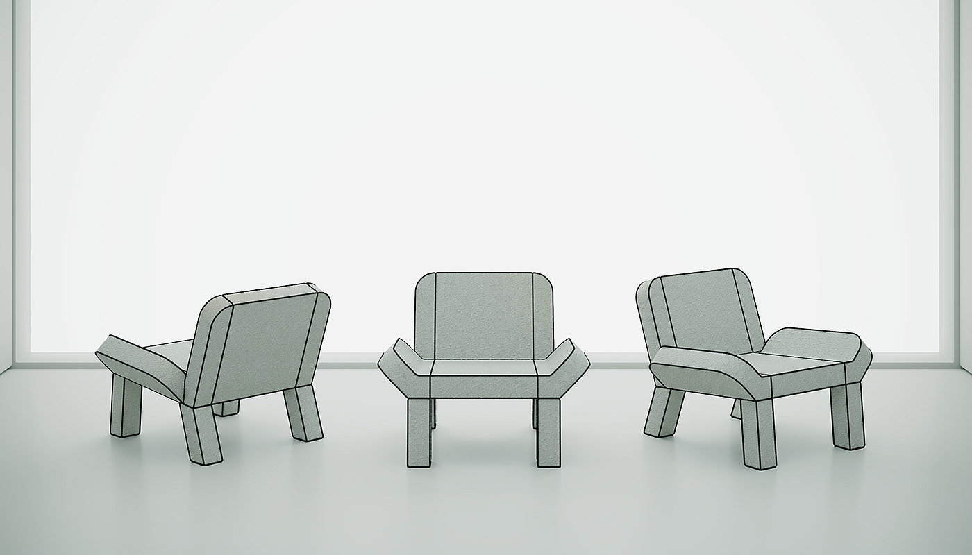 cartoon chair，Cartoon，chair，Art design，furniture，