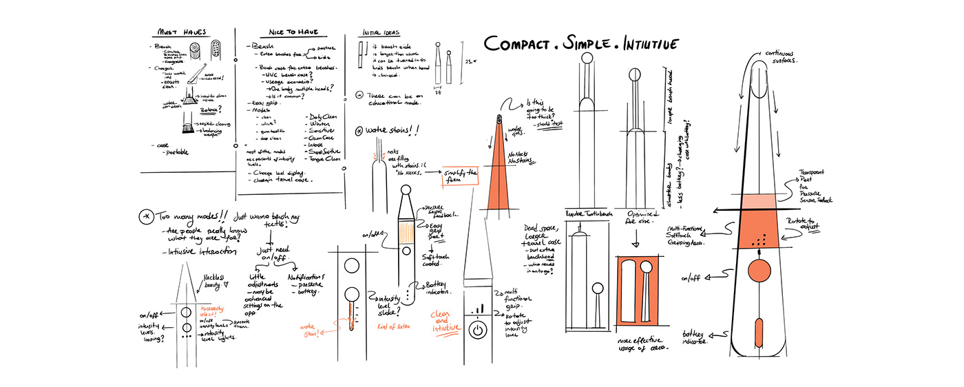 Compacto，toothbrush，daily，life，Simplicity，multi-function，