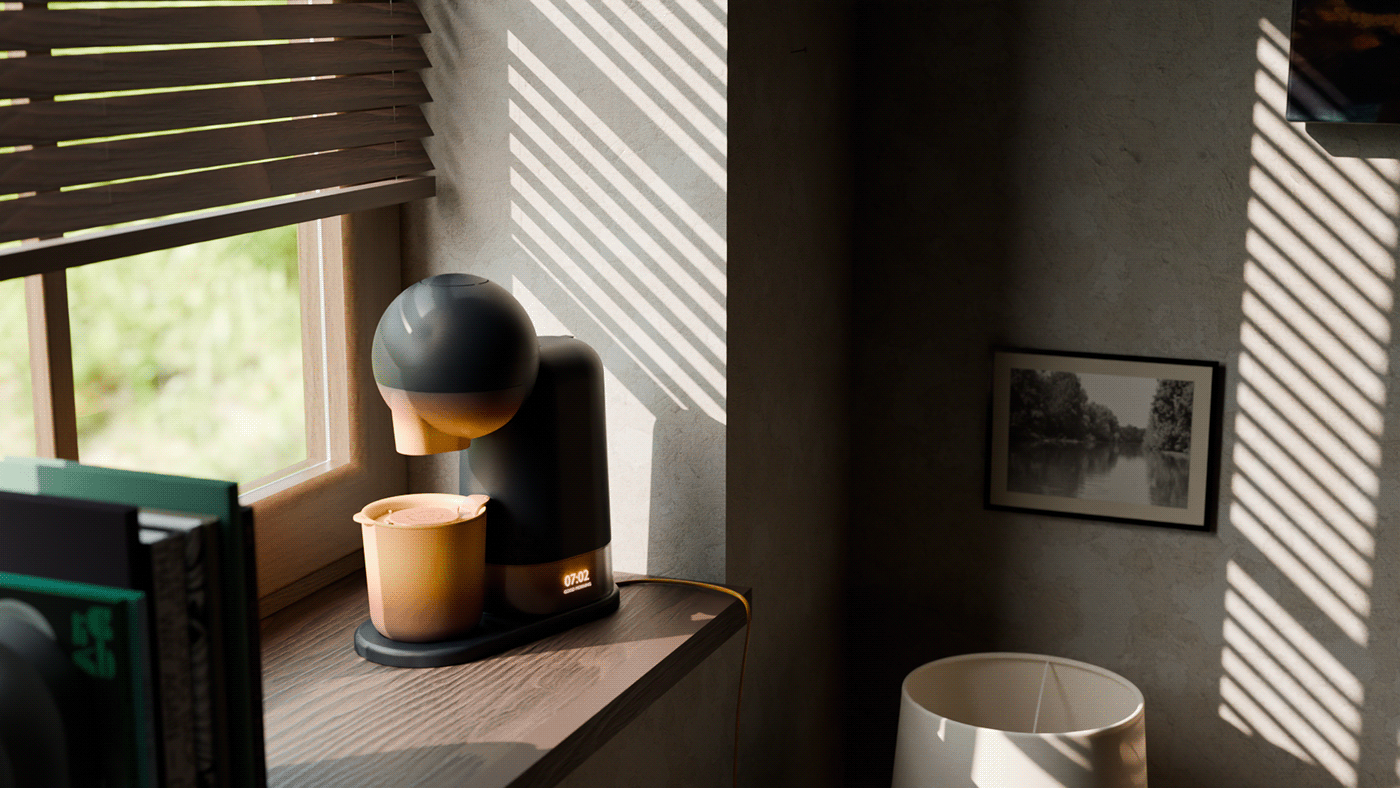 Coffee machine，alarm clock，Integrated machine，multi-function，furniture，Design，