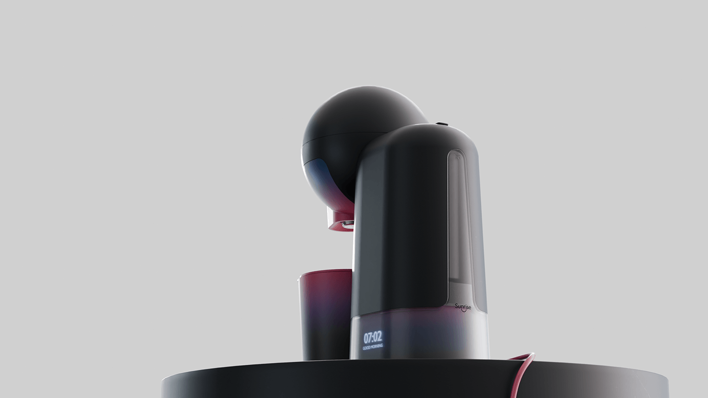 Coffee machine，alarm clock，Integrated machine，multi-function，furniture，Design，