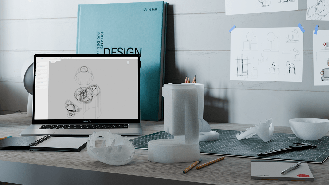 Coffee machine，alarm clock，Integrated machine，multi-function，furniture，Design，