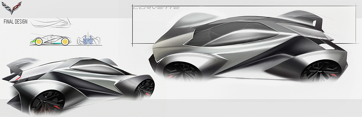 industrial design，Render，vehicle，Sports car，concept，