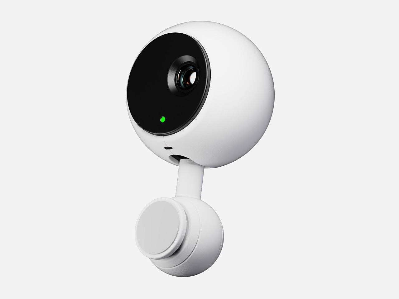 camera，spherical，Playful，industrial design，electronic product，monitor，