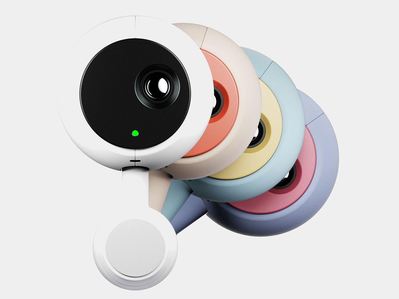 camera，spherical，Playful，industrial design，electronic product，monitor，