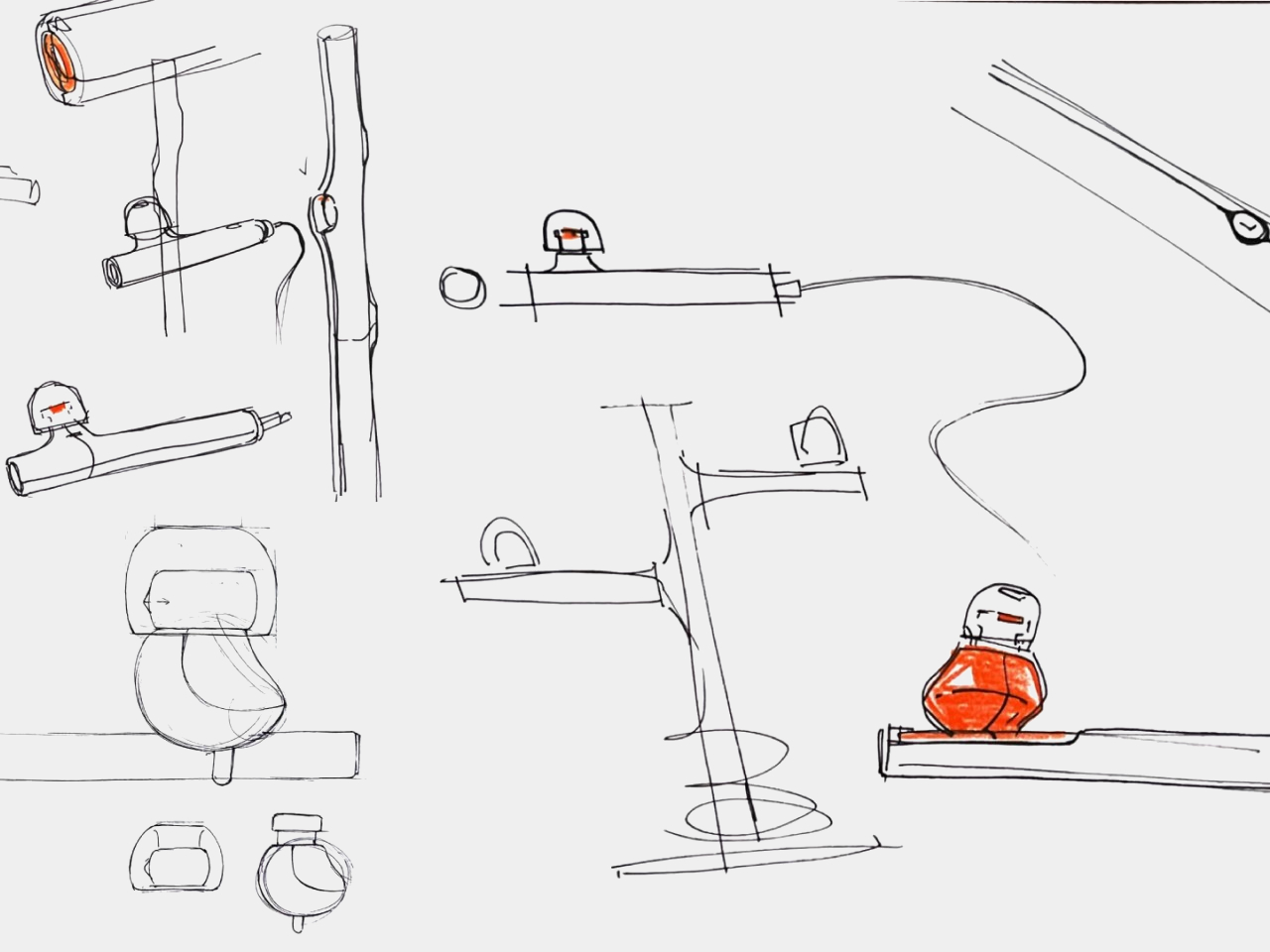 Digital，headset，electronic product，conceptual design，