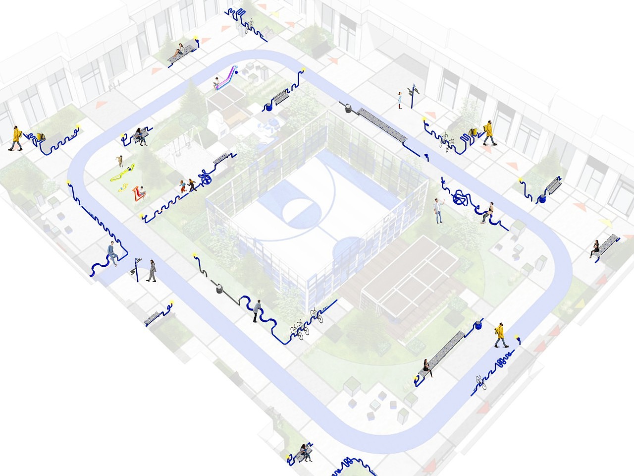 Outdoor furniture，originality，communal facilities，THREADS，