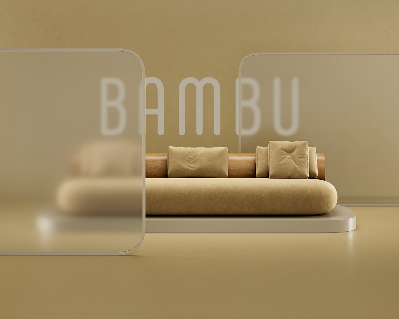 sofa，furniture，Bambu，product design，