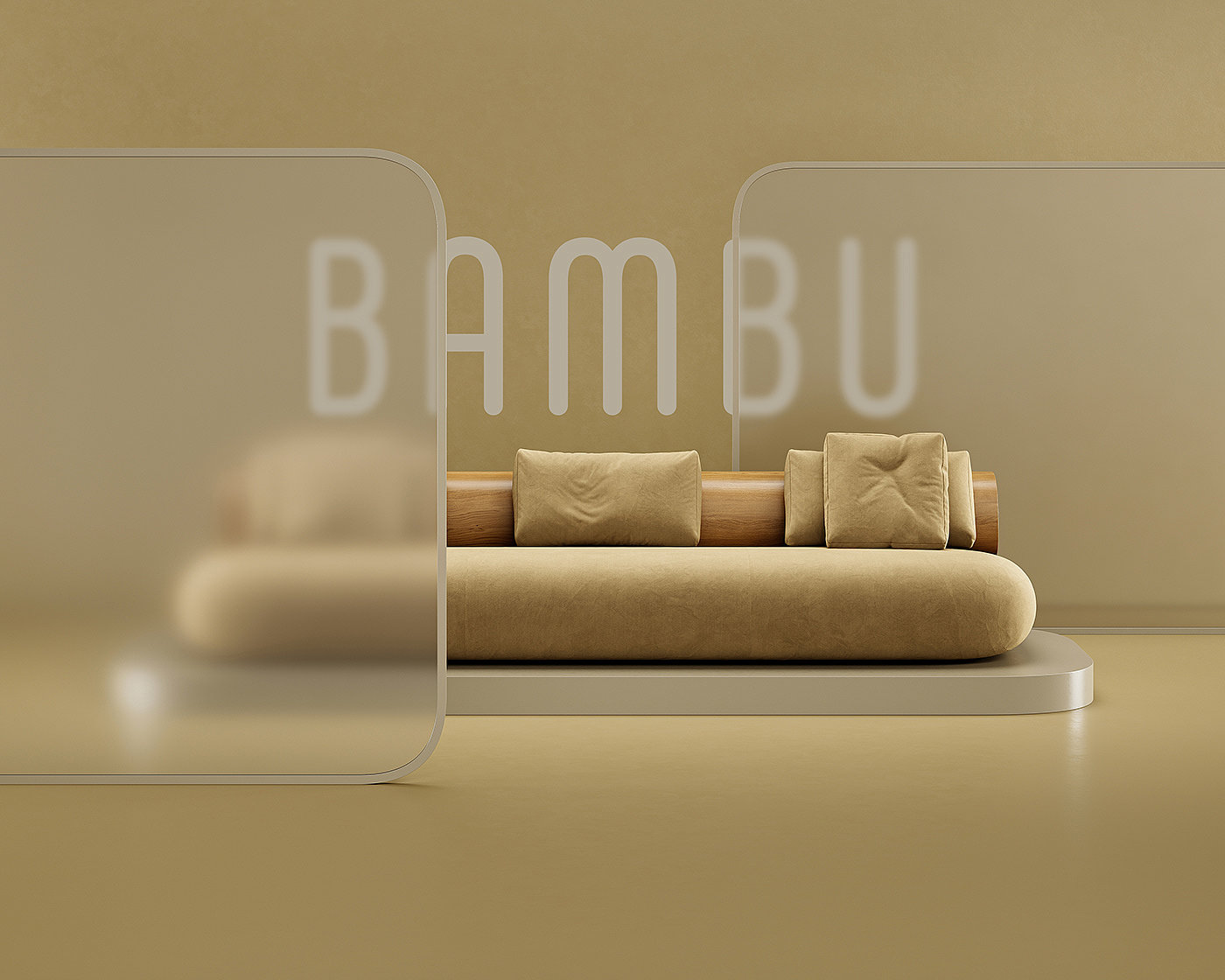 sofa，furniture，Bambu，product design，