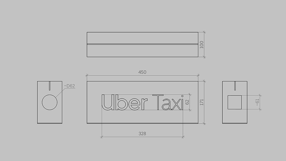 Taxi Light，conceptual design，auto parts，industrial design，