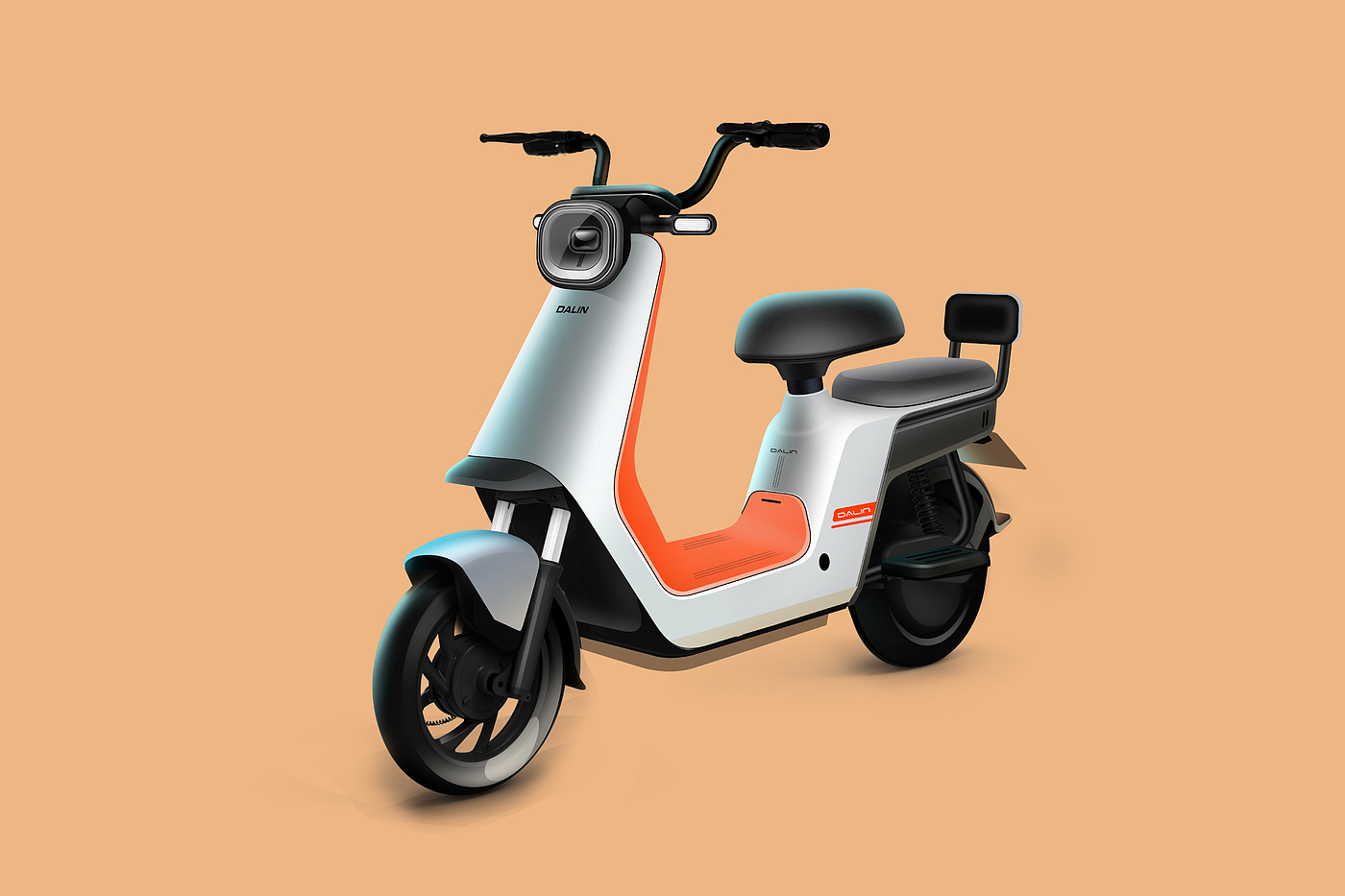 AI Video，Electric bicycle design，Ps 2D rendering，