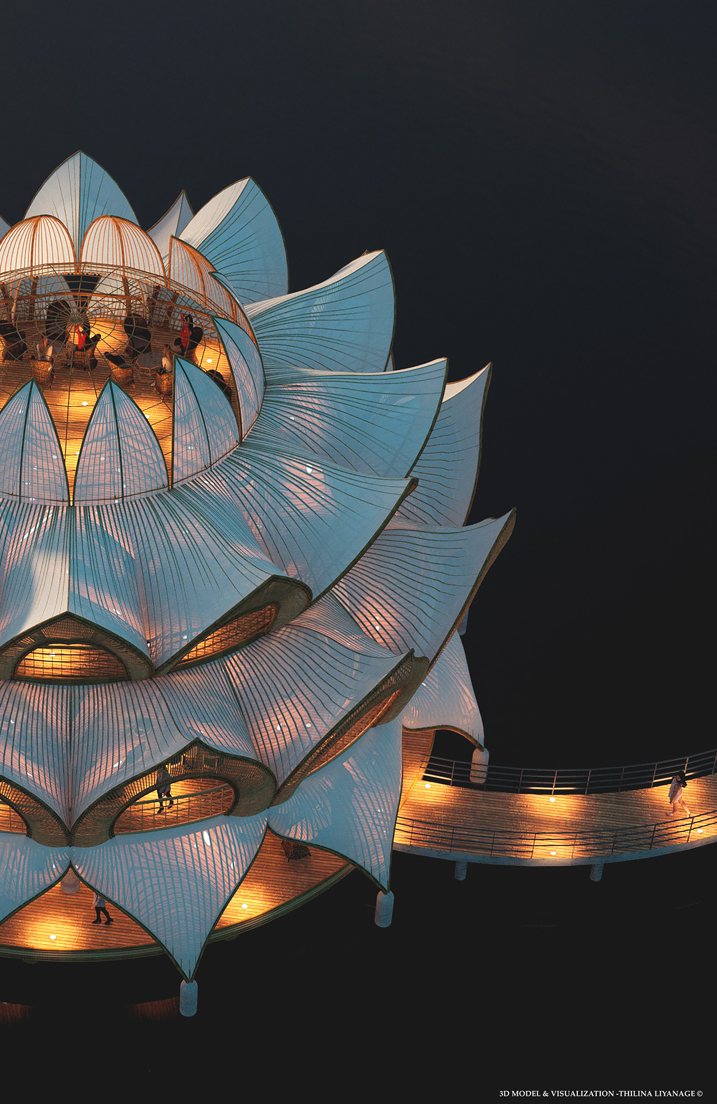 Nelumbo，Floating Restaurant，Architecture，