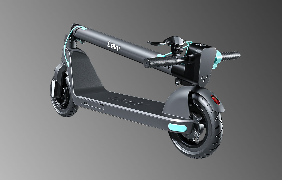 Levy，Electric scooter，3D Visualization，