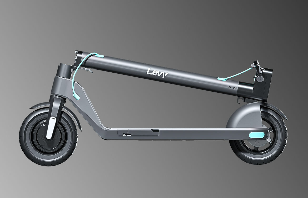 Levy，Electric scooter，3D Visualization，