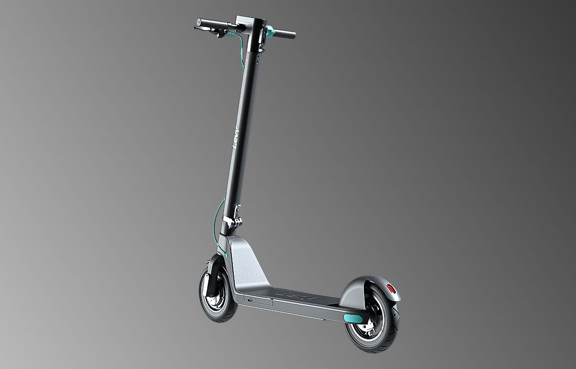 Levy，Electric scooter，3D Visualization，