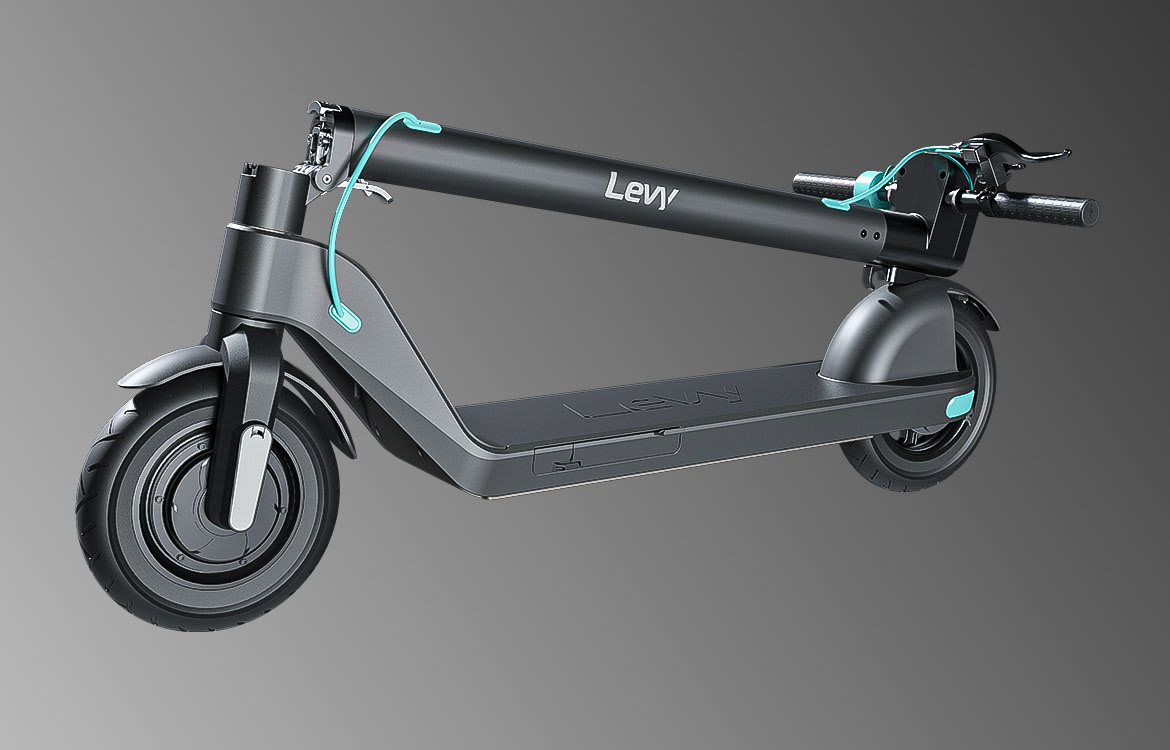 Levy，Electric scooter，3D Visualization，