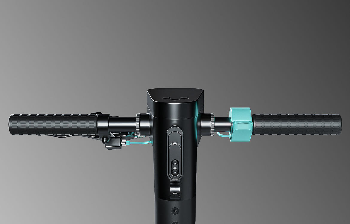 Levy，Electric scooter，3D Visualization，