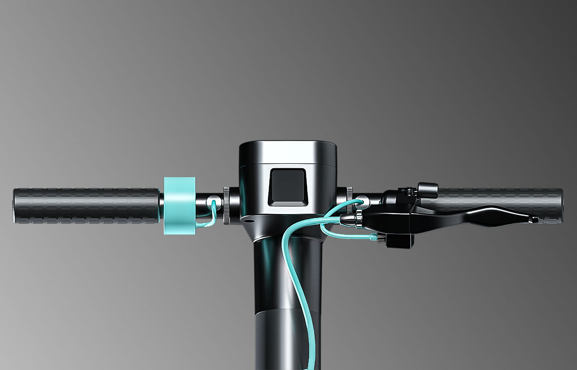 Levy，Electric scooter，3D Visualization，