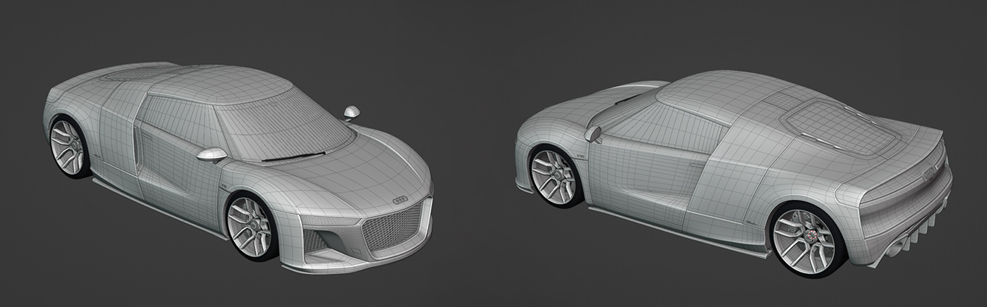 Third-generation Audi R8，Vehicle design，Super car，