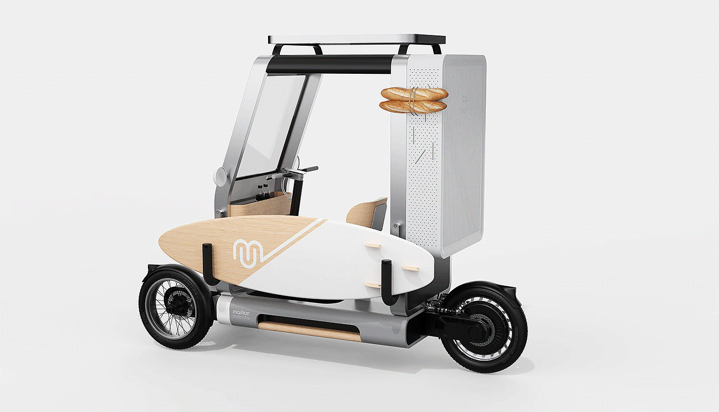 Maillon，Mobile car，Vehicle design，