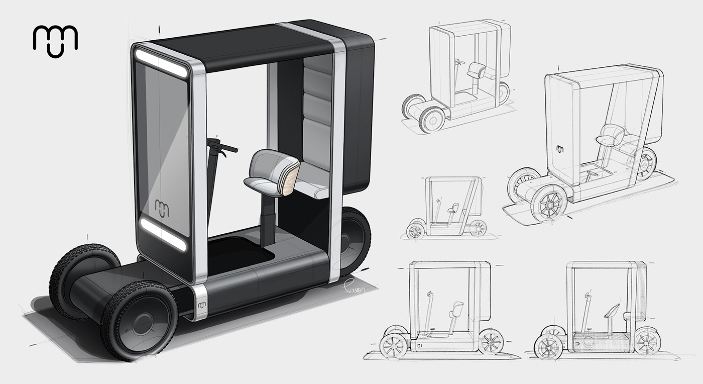 Maillon，Mobile car，Vehicle design，
