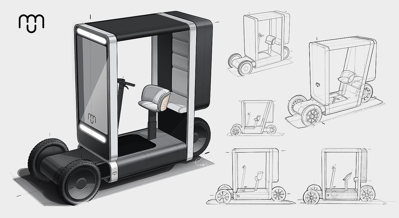 Maillon，Mobile car，Vehicle design，