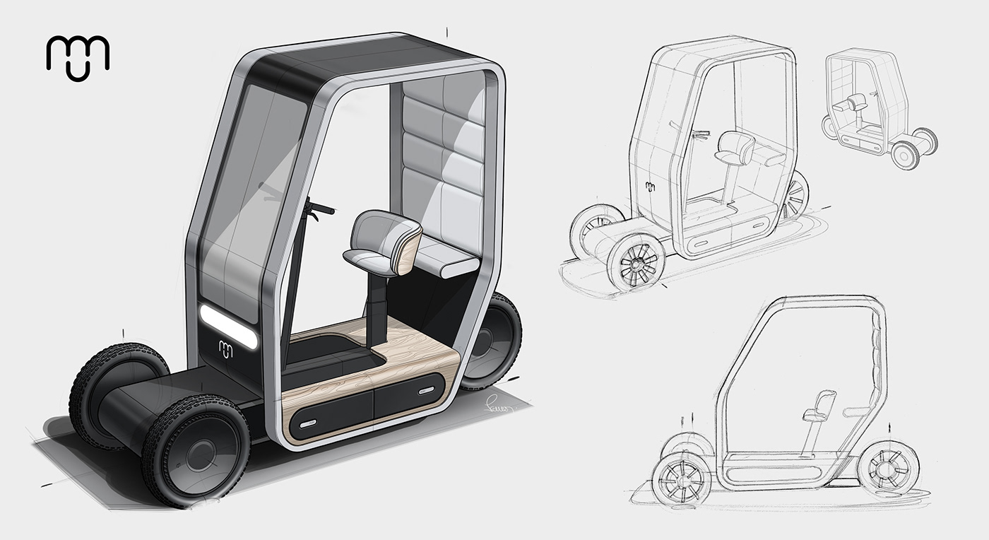 Maillon，Mobile car，Vehicle design，