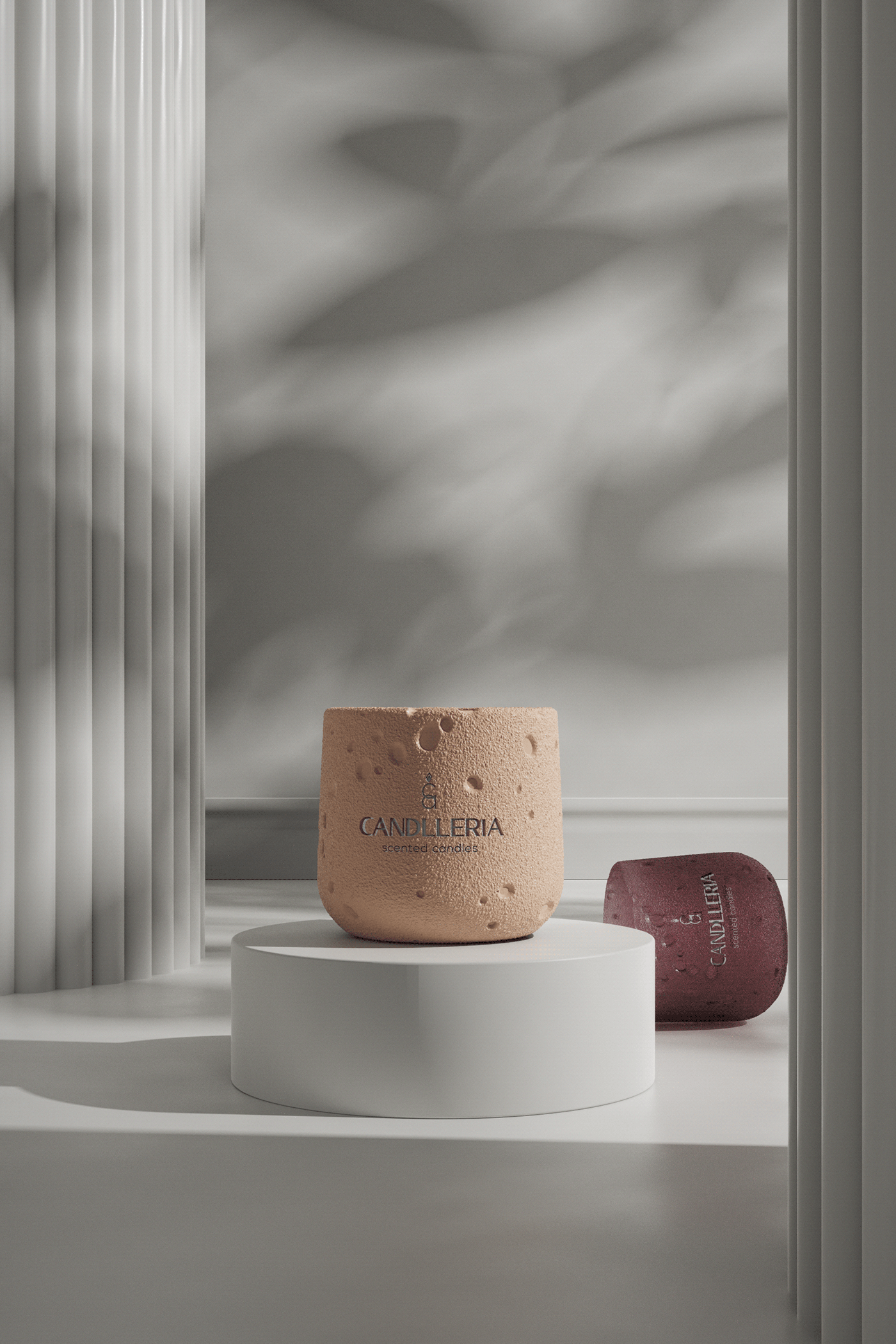 Candleria，3D printing，candle vase，packing design，