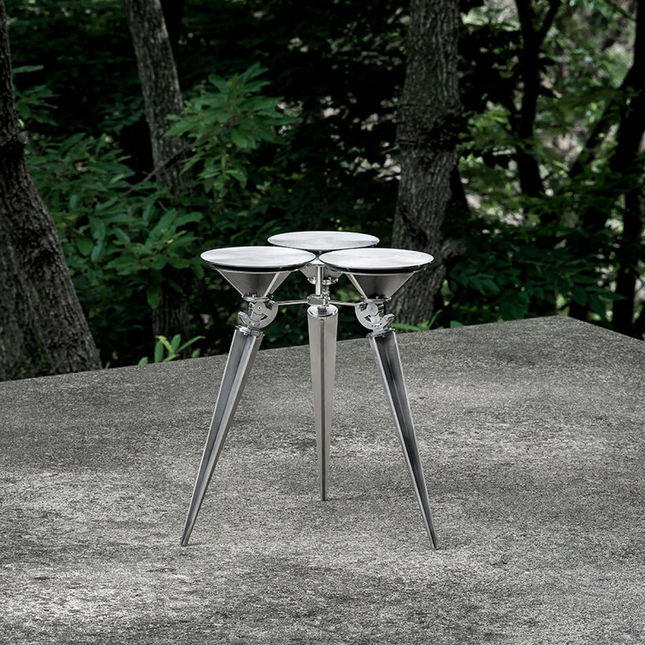 stainless steel，Tapered stool，chair，