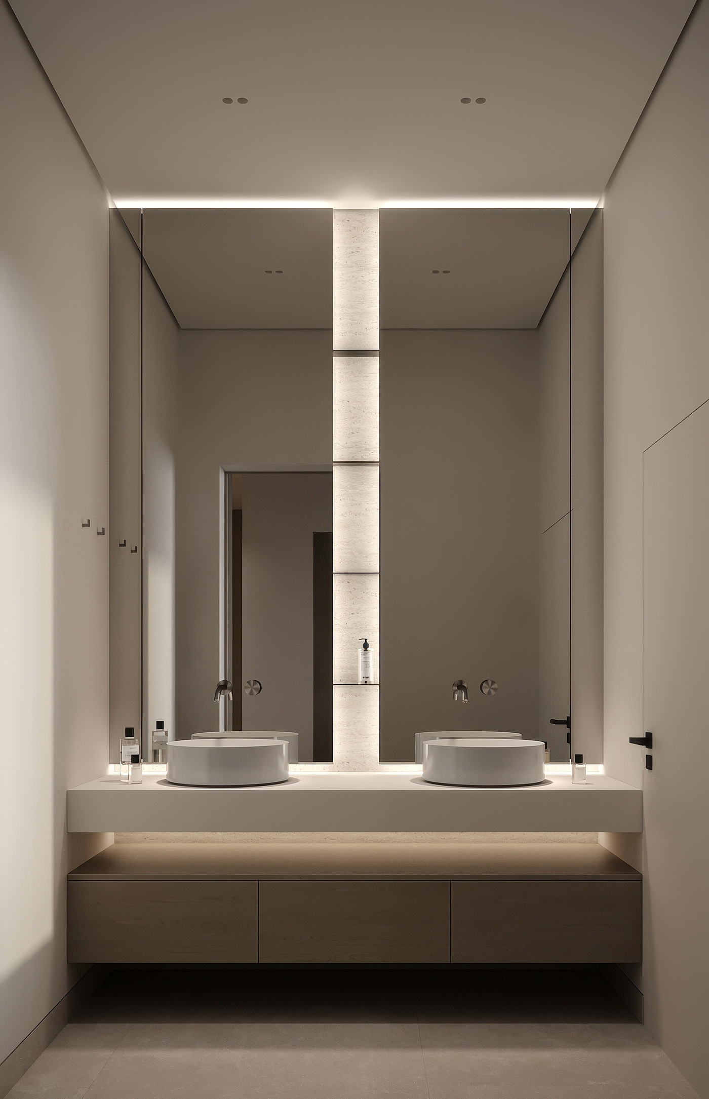 Washing area，Interior design，environmental design，