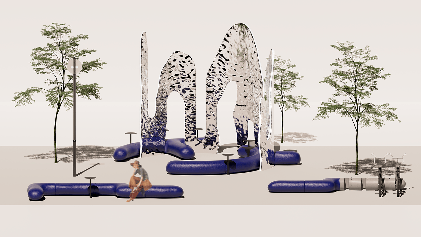 MR Group，Street facilities，Artwork，