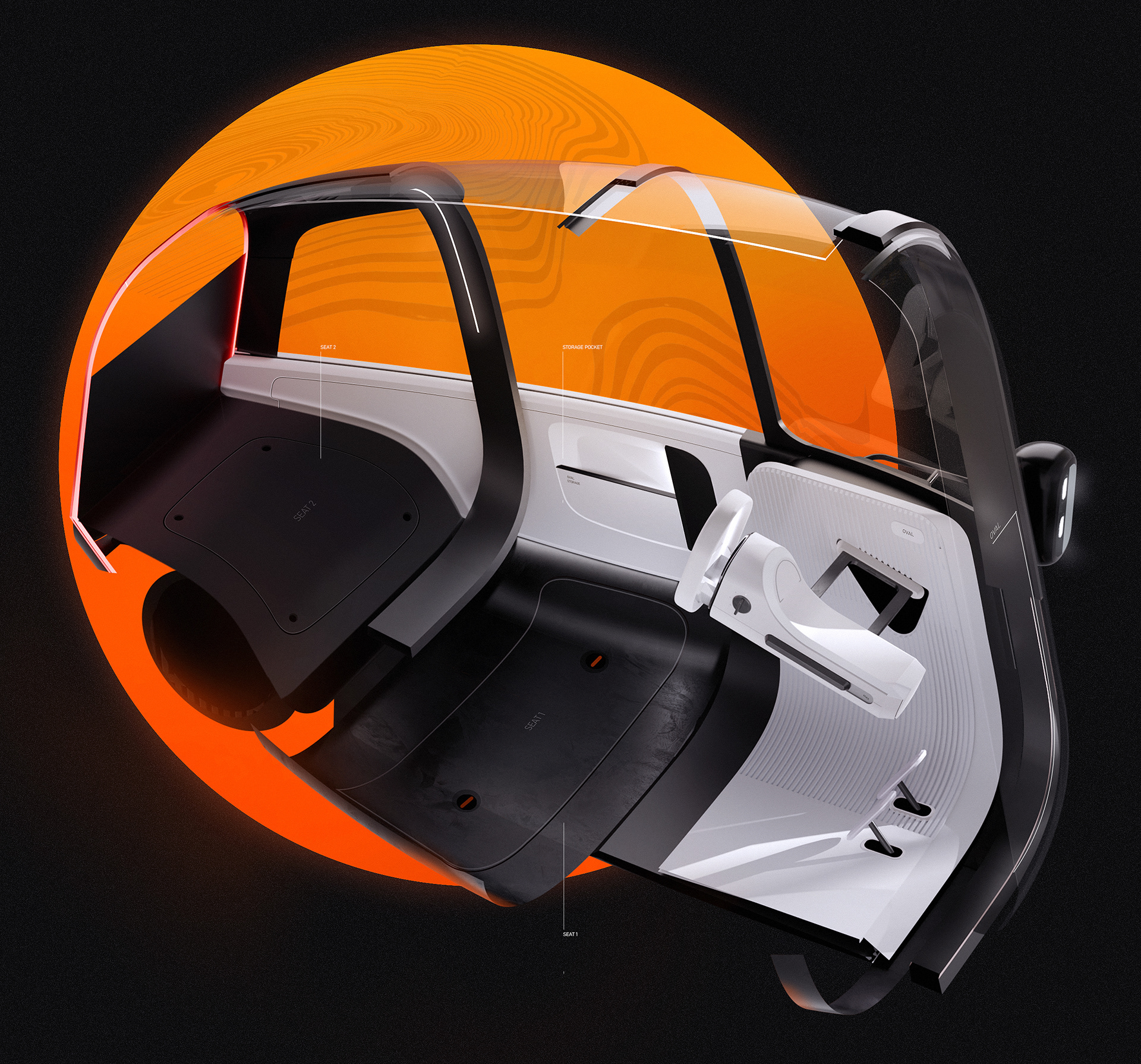 oval，Vertical direction，steering system ，