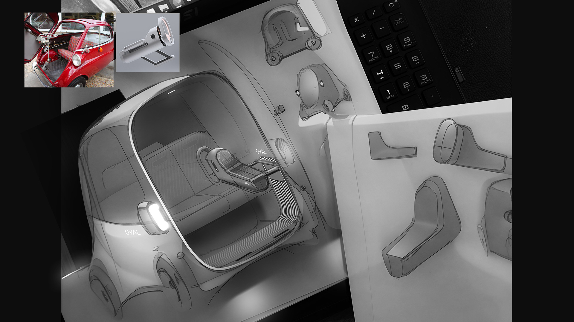 oval，Vertical direction，steering system ，