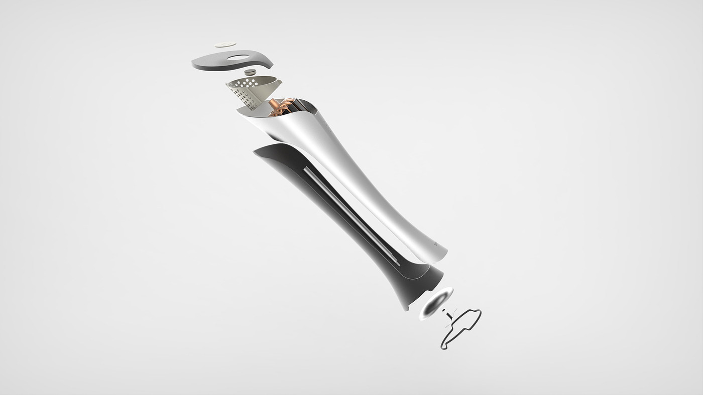 Charismatic handheld mixer，CRUZ，product design，