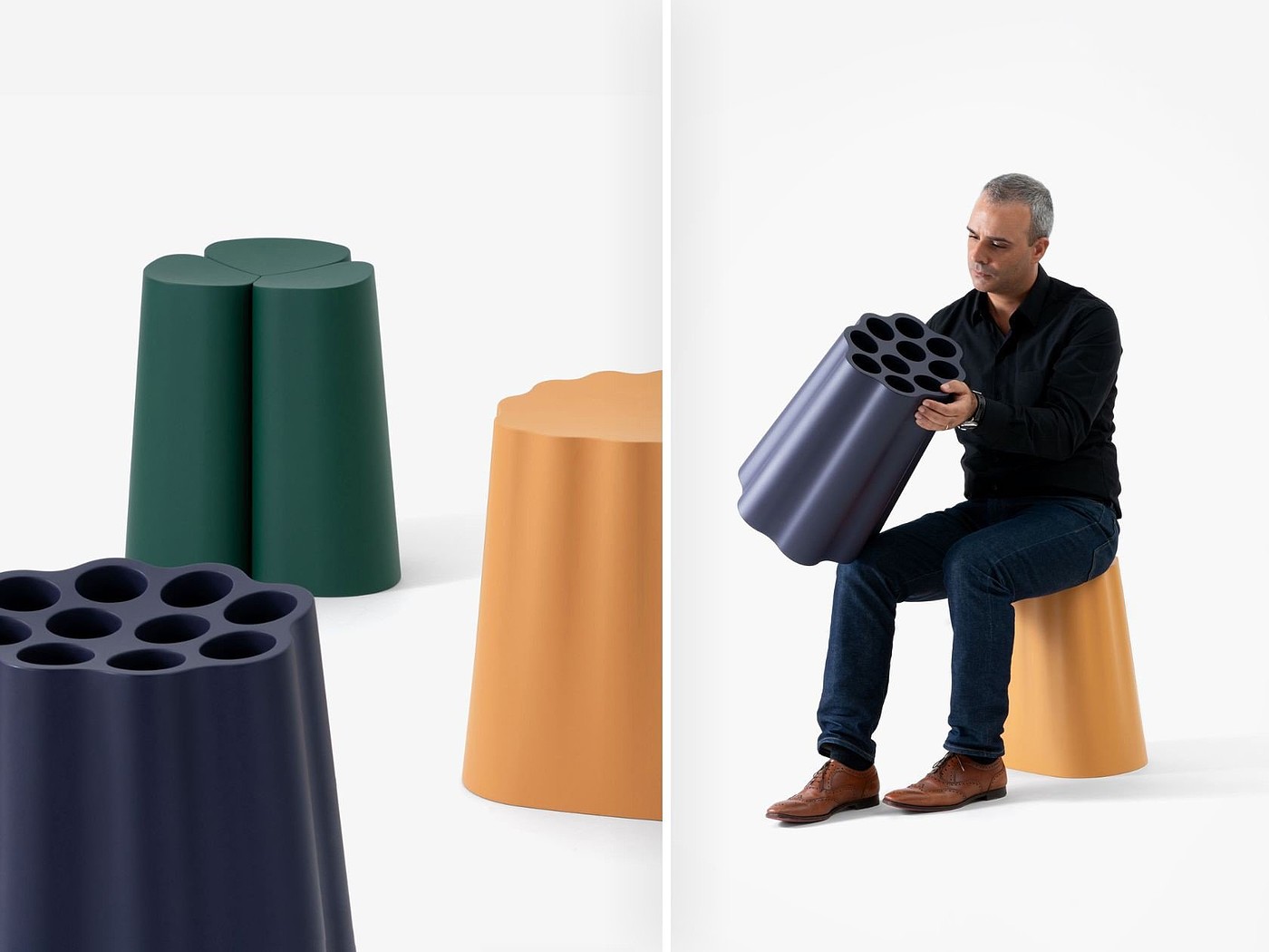 Recyclable，stool，sustainable，