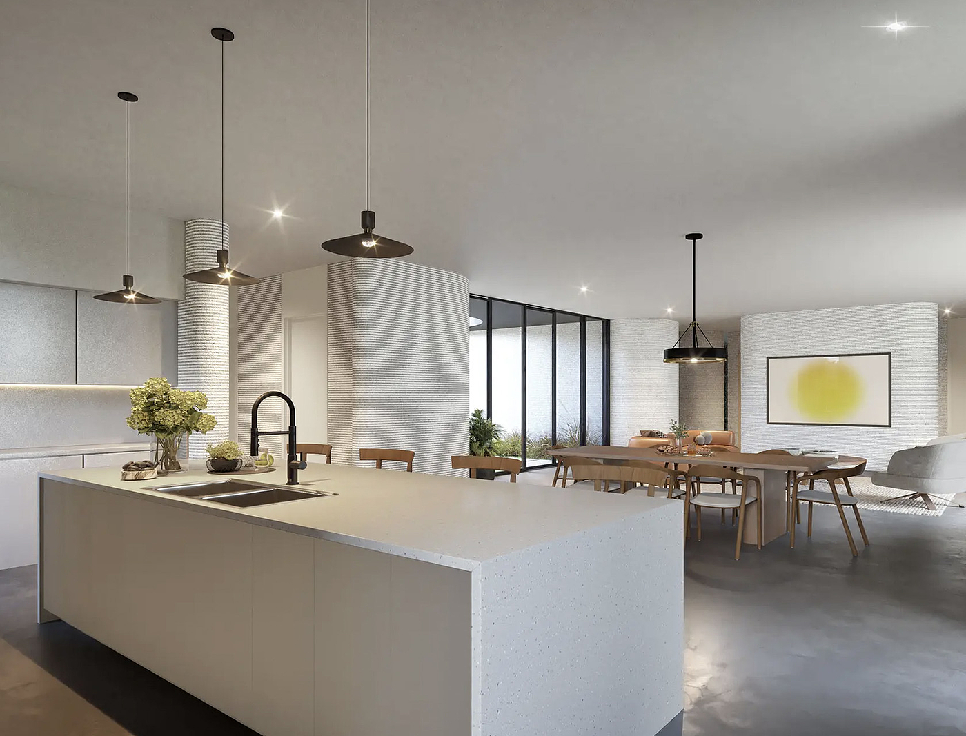 icon，3D printing，High-end mansion，