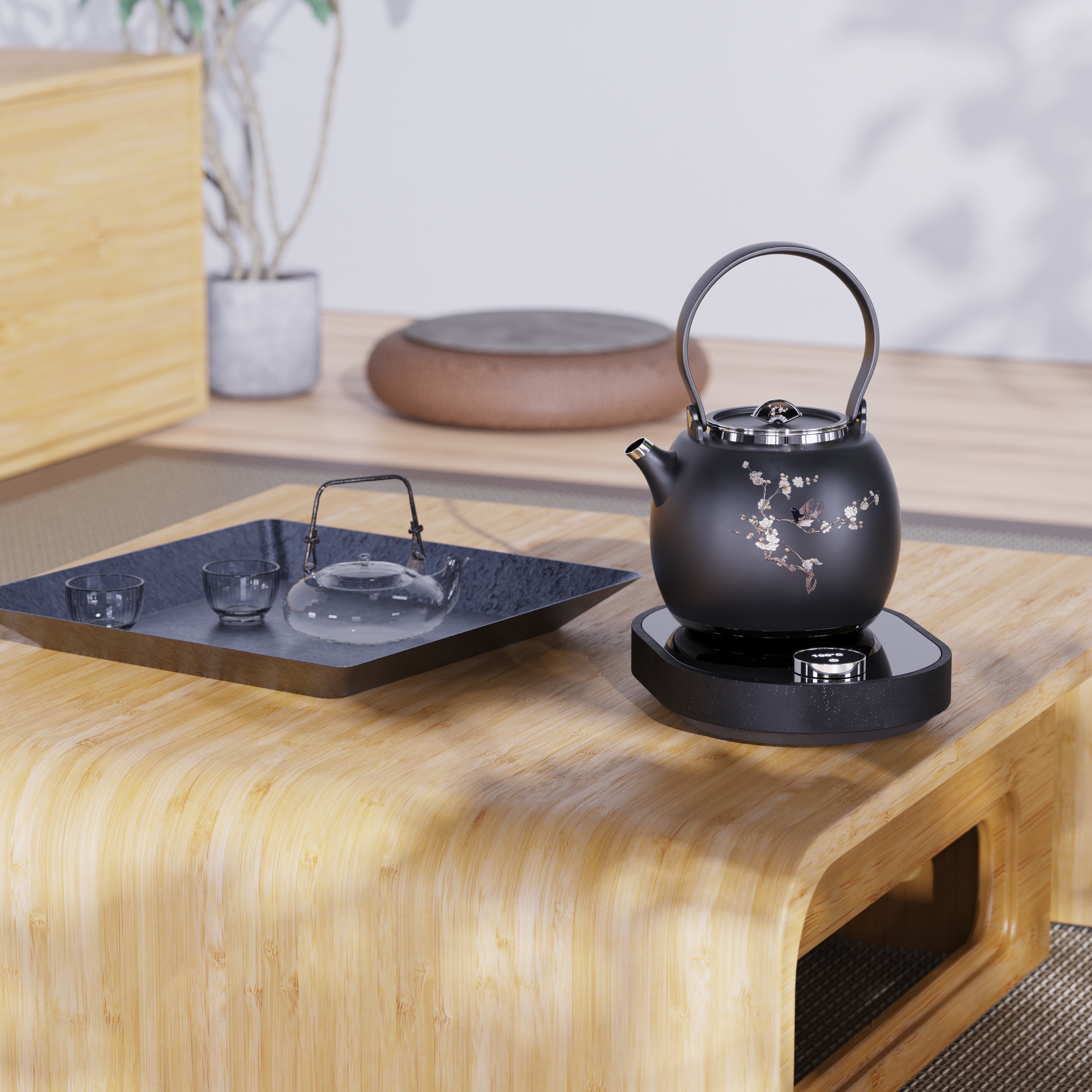 New Chinese style，small home appliances，Electric kettle，kettle，New National Tide，