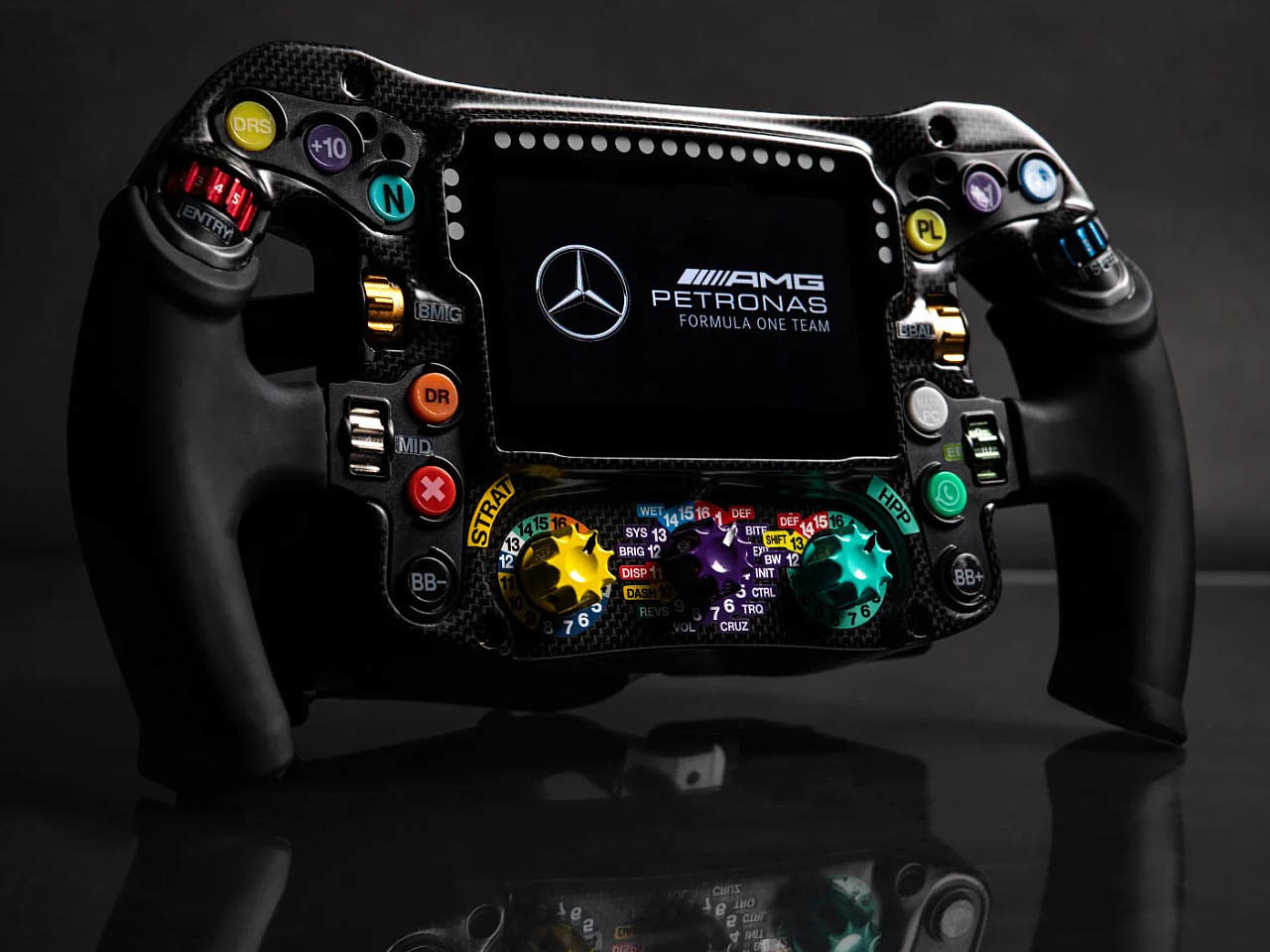Official Authorization，mercedes，Racing steering wheel，