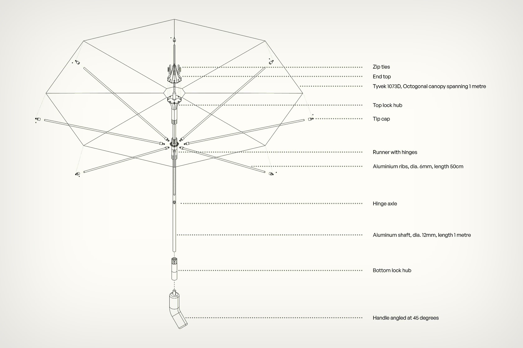Origami，Folding umbrella，Vinayan，