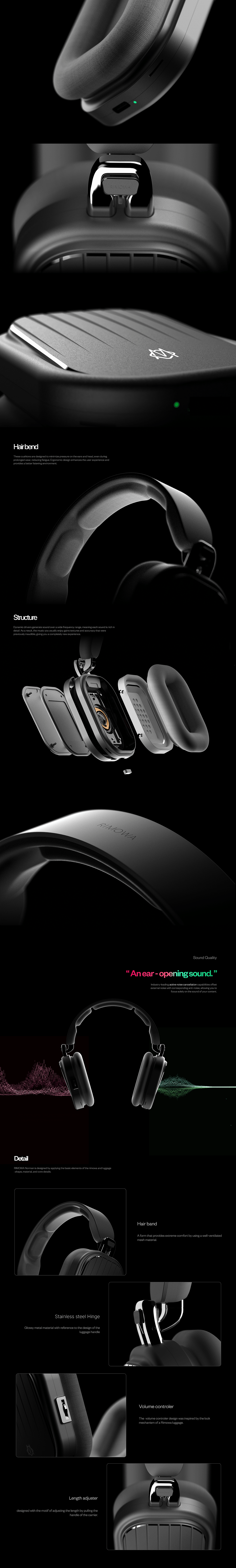 Rimova，headset，product design，