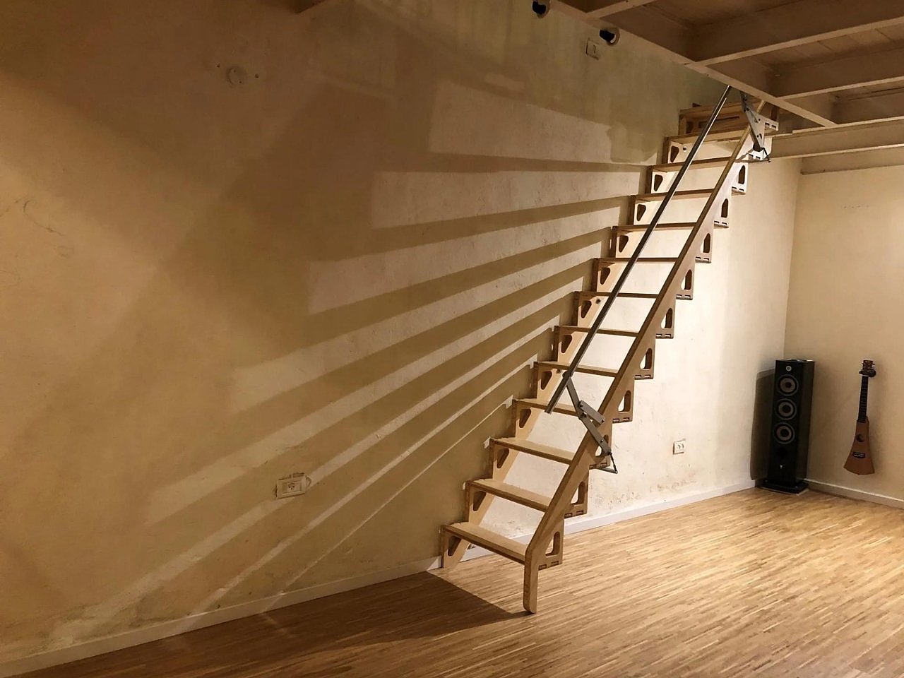 Bamboo，fold，stairs，