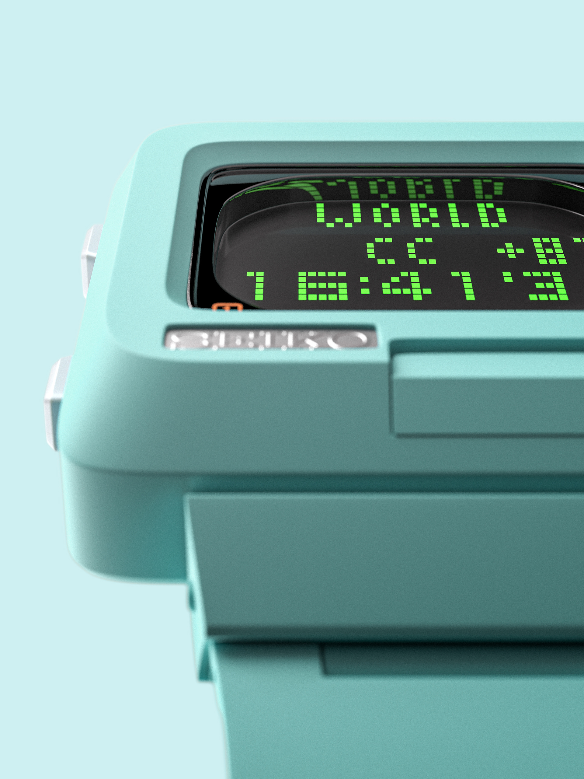 Seiko H-Timetron，Wrist watch，product design，